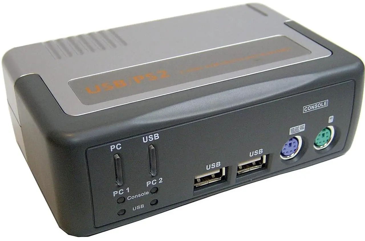 Main image of Ennovor BeMatik Uniclass USB KVM Switch PS2 VGA 1 KVM to 2 CPU