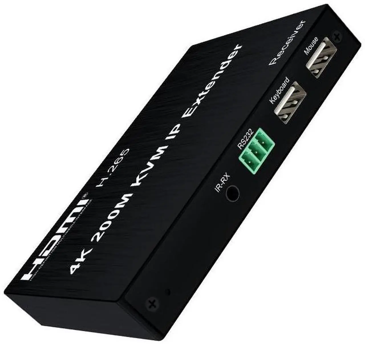 Main image of Ennovor 4K@60Hz KVM Extender, 200m(656ft) HDMI Over IP Extender via Cat5e/Cat6, USB Keyboard/Mouse Control with RS232/IR, Plug & Play for Windows/Mac/Linux - Pro AV Matrix Solution