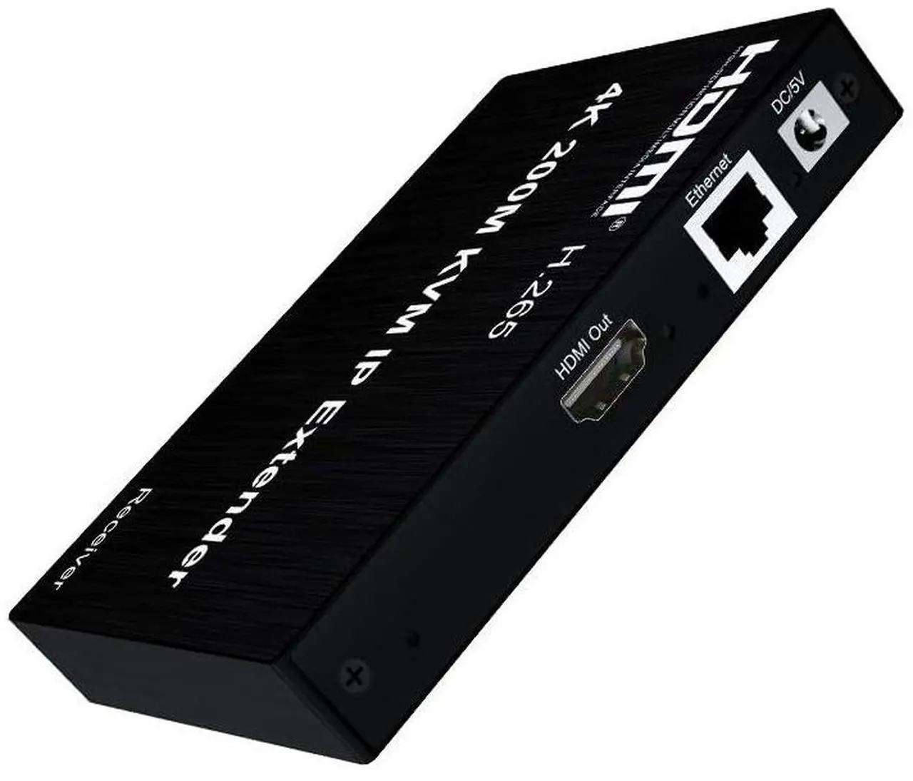 Alt view image 2 of 7 - Ennovor 4K@60Hz KVM Extender, 200m(656ft) HDMI Over IP Extender via Cat5e/Cat6, USB Keyboard/Mouse Control with RS232/IR, Plug & Play for Windows/Mac/Linux - Pro AV Matrix Solution
