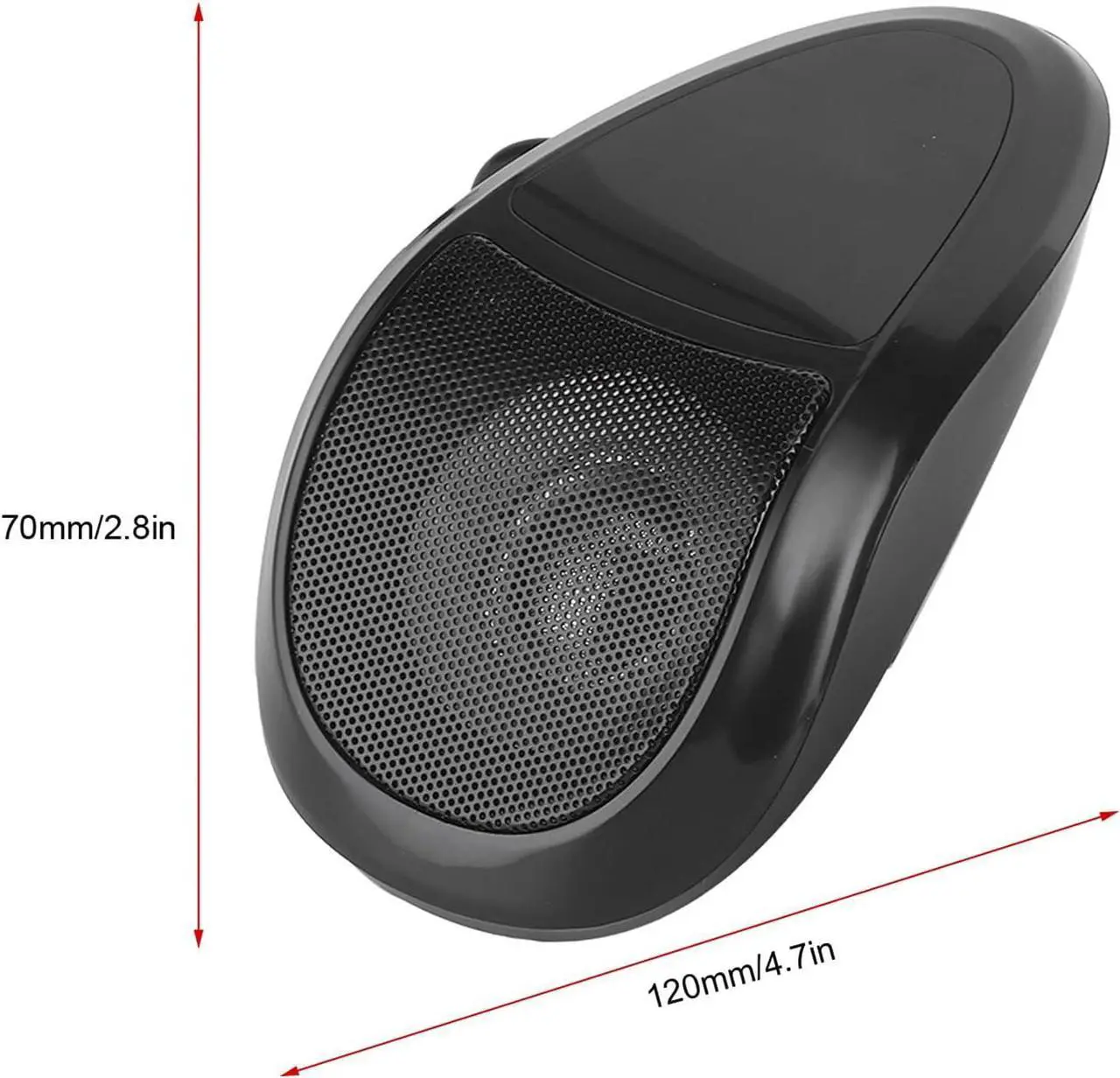Alt view image 7 of 7 - Motorcycle Speaker, Bluetooth Audio Amplifier MP3 Player for 12V ATV UTV, Handlebar Music System, Motorcycle Sound Unit
