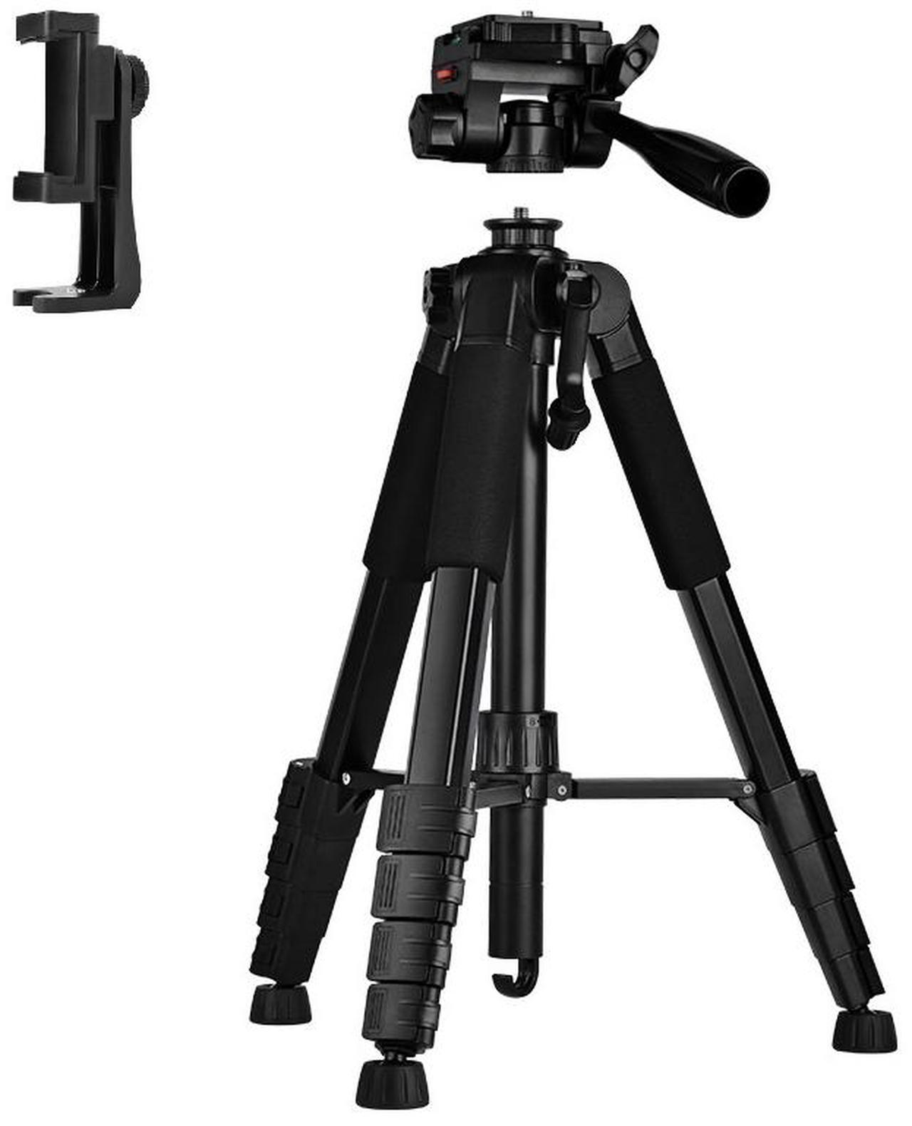 Main image of 74.8" Camera Tripod for Canon Nikon Cell Phone Tall Tripod Travel Bag Phone Tablet Holder Compatible with DSLR Cameras, Cell Phones, Projector, Binocular, Spotting Scopes