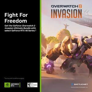 Get GeForce Overwatch 2 Invasion Bundle with Select GeForce RTX 40 Series