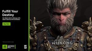 NVIDIA Gift - GeForce RTX 40 Series Black Myth: Wukong Game Bundle