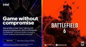 Intel Holiday Platinum Bundle 2025 (Gaming Laptop)