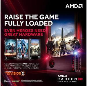AMD Radeon Q418 RAISE THE GAME FULLY LOADED Game Bundle 3 Games