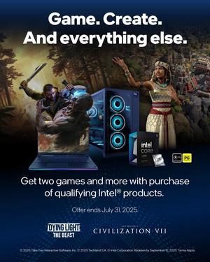 Intel CPU Spring Bundle - Civilization VII & Dying Light: The Beast
