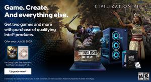 Intel Desktop PC Gift - Intel Spring Bundle - Civilization VII + Dying Light: The Beast