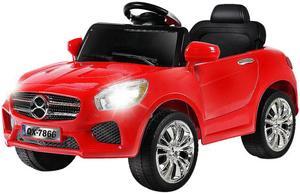 6V Kids Ride On Car RC Remote Control Battery Powered LED Lights Christmas Gift