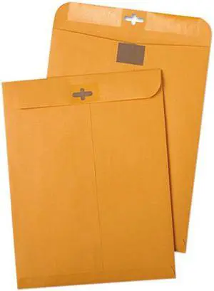Quality Park™ Envelope,6x9clr Clsp,Brkr 43468
