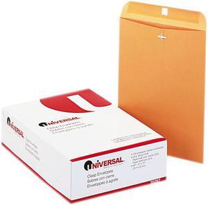 Universal 35267 Kraft Clasp Envelope  Side Seam  28lb  10 x 13  Light Brown  100/box