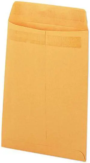 Universal 35290 Self-Stick File-Style Envelope  Contemporary  12 x 9  Brown  250/box