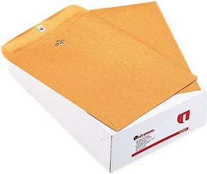 Universal 42907 Kraft Clasp Envelope  Side Seam  32lb  9 1/2 x 12 1/2  Light Brown  100/box