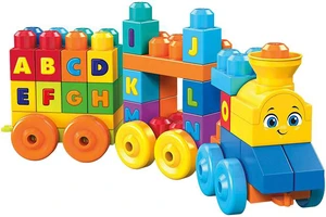Mega Bloks ABC Musical Train Building Set, 50 pieces Mega Bloks ABC Musical Train Building Set, 50 pieces