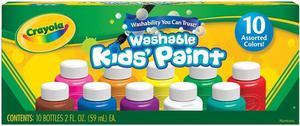 Crayola 10 ct. Washable Kids' Classic Paint CYO541205