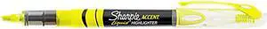 Sharpie Accent Liquid Pen Style Highlighter Chisel Tip Fluorescent Yellow Dozen