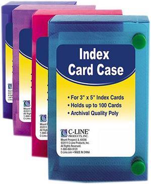 C LINE 3X5 INDEX CARD CASE