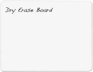 Chenille Kraft Dry-Erase Board Plain 9"x12" White 9881