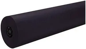 Pacon 101209 Decorol Flame Retardant Art Rolls- 76 lbs.- 36" x 1000 ft- Black
