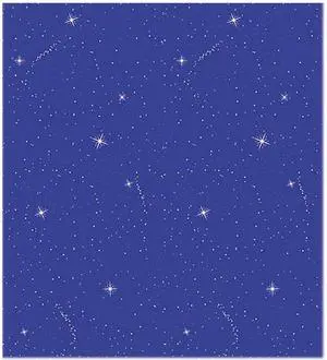 Pacon 56225 Fadeless Designs Bulletin Board Paper- Night Sky- 50 ft x 48"