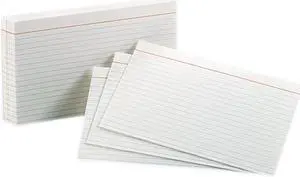 Oxford Ruled Index Cards, 5 X 8, White, 100/Pack 51