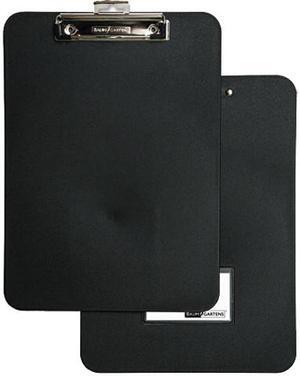 Baumgartens Unbreakable Recycled Clipboard 1/2" Capacity 8 1/2 x 11 Black 61624
