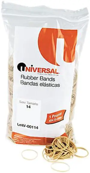 UNIVERSAL Rubber Bands Size 14 2 x 1/16 2200 Bands/1lb Pack 00114