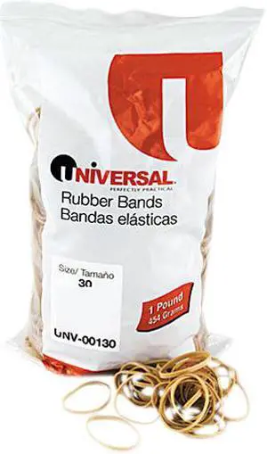 UNIVERSAL Rubber Bands Size 30 2 x 1/8 1100 Bands/1lb Pack 00130