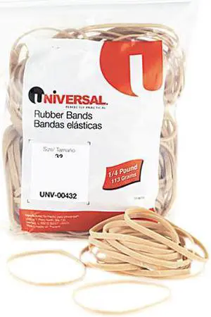 UNIVERSAL Rubber Bands Size 32 3 x 1/8 205 Bands/1/4lb Pack 00432