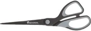 Universal Industrial Scissors 8" Length Bent Black Carbon Coated Blades Black/Gray 92022