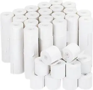 Universal 35705 Adding Machine/Calculator Roll, 16 lb, 1/2'' Core, 2-1/4'' x 126 ft,White, 100/CT