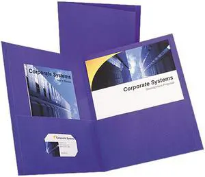 Esselte Pendaflex Corporation ESS57514 Twin Pocket Portfolio- w-o Fasteners- 11in.x8-.50in.- PE