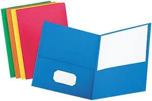 Oxford Portfolio,Ltr,2 Pckt,Ast 57513