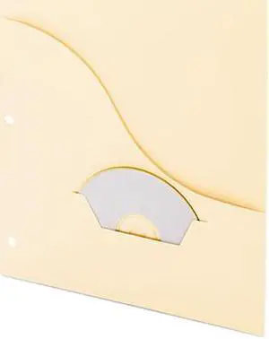 Tops Pendaflex 31870 Slash Pocket Project Folders  Jacket  Ltr  Manila  15/Pk