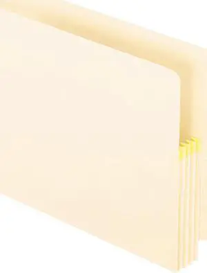 Tops Pendaflex 12832 Convertible File, Straight Cut, 3 1/2 Inch Expansion, Letter, Manila, 25/Box