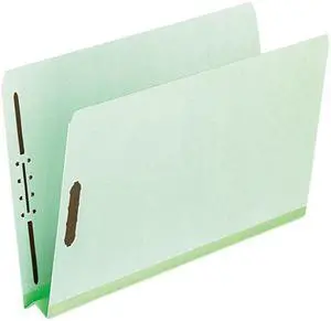 Esselte Pendaflex / ACCO - 17180EE - Pressboard Folders, 2 Fasteners, 2 Expansion, Full Cut, Letter, Green, 25/Box