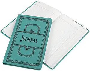 Boorum & Pease Record/Account Book Journal Rule Blue 300 Pages 12 1/8 x 7 5/8 66300J