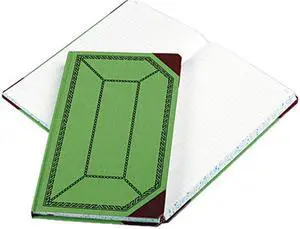 Tops Pendaflex 6718300R Record/Account Book  Record Rule  GN/RD  300 Pgs  12-1/2 x 7-5/8