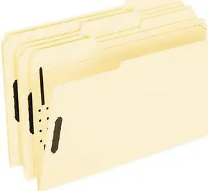 Tops Pendaflex FM313 MLA 2-Fastener Classification Folders with 1/3 Cut Tabs  Legal  50/bx