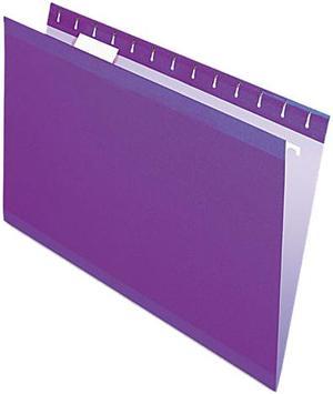 Tops Pendaflex 415315VIO Reinforced Hanging Folders  Kraft  Legal  Violet  25 per Box