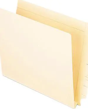 Tops Pendaflex 16635 Expansion Folders  Straight Cut  End Tab  1 1/2   Expansion  Legal  Manila  50/Bx