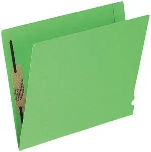 Tops Pendaflex H10U13GR Two-Ply Expansion Folders with 2 Fasteners  Straight Cut  End Tab  Ltr  GN  50/Box