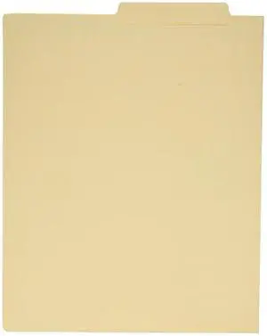 Tops Pendaflex H114D End Tab Folders  4   Cut  Two Ply  Letter  Manila  100/Box