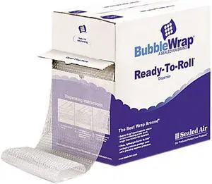 Sealed Air Bubble Wrap Cushion Bubble Roll, 1/2" Thick, 12" X 65ft 90065