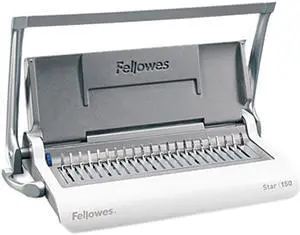 Fellowes Mfg. Co. FEL5217301 Star Comb Binding Machine- 17-.6in.x9-.8in.x3-1in.- White