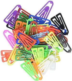 Baumgartens Plastiklips Paper Clips Small Assorted Colors 1 000/Box LP0200