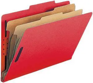 Nature Saver Classification Folders w/ Fstnrs 2 Dvdrs Legal 10/BX BRD SP17225