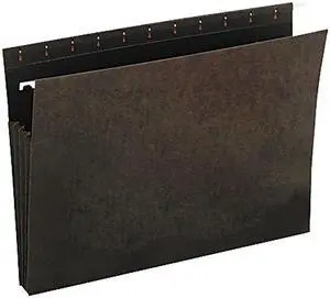 Universal 14160 Hanging Box Bottom File Pockets, 11 Point Stock, Letter, Standard Green, 10/Box