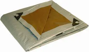 Foremost Tarp 23040 30' X 40' Silver & Brown Tarp