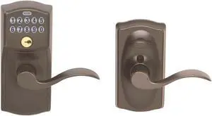 Schlage FE595VCAM716ACC Aged Bronze Accent Entry Lever Keypad Lock Schlage FE595VCAM716ACC Aged Bronze Accent Entry Lever Keypad Lock