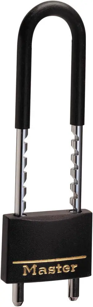 Master Lock 527D Vinyl Cover Brass Padlock